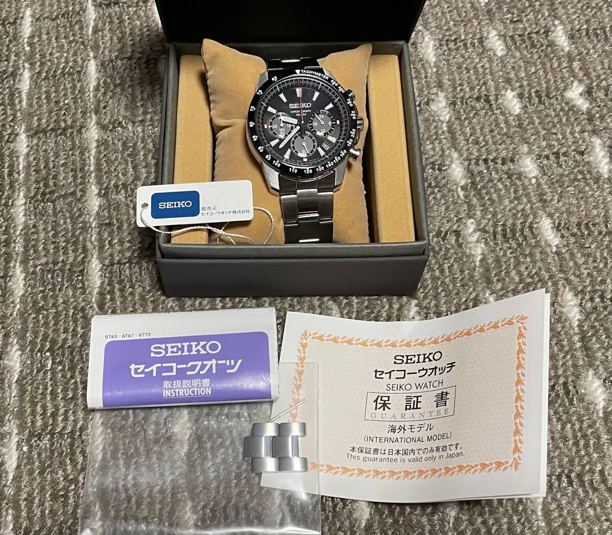 クロノグラフ 逆輸入 セイコー 腕時計 SEIKO 海外モデル メンズ 