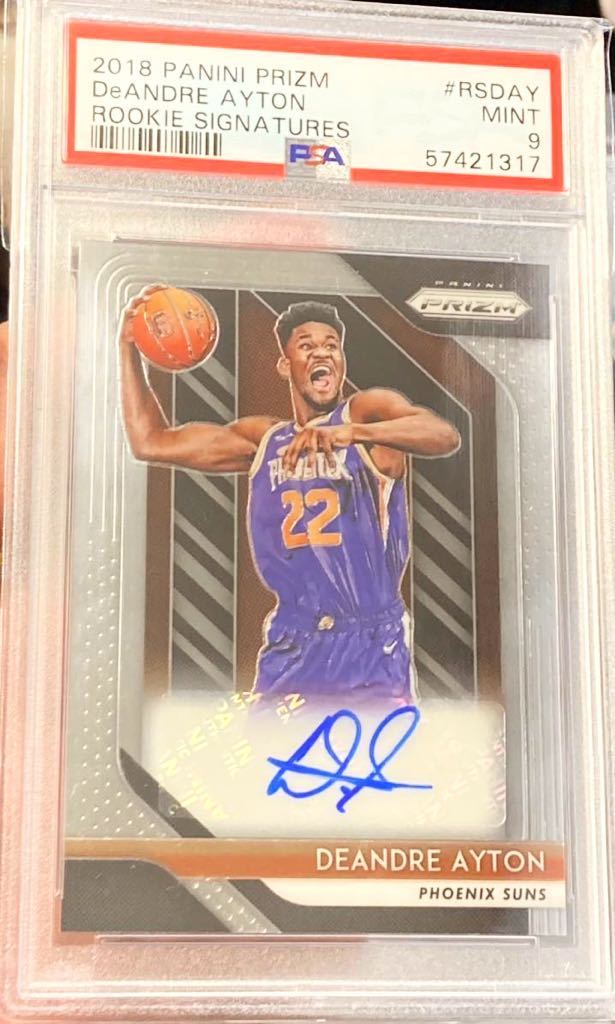 NBAカード Deandre Ayton ルーキーサインカード 10枚限定 ほか Auto PSA Panini Deandre eBay Rookie 0 RC | Card Hunter 1 Signed