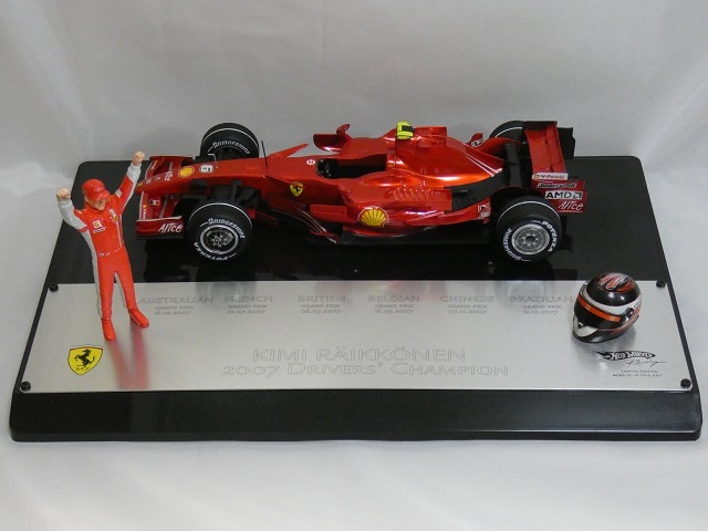 HW 1/18 フェラーリ F2007 ブラジルGP K.ライコネン チャンピオン獲得