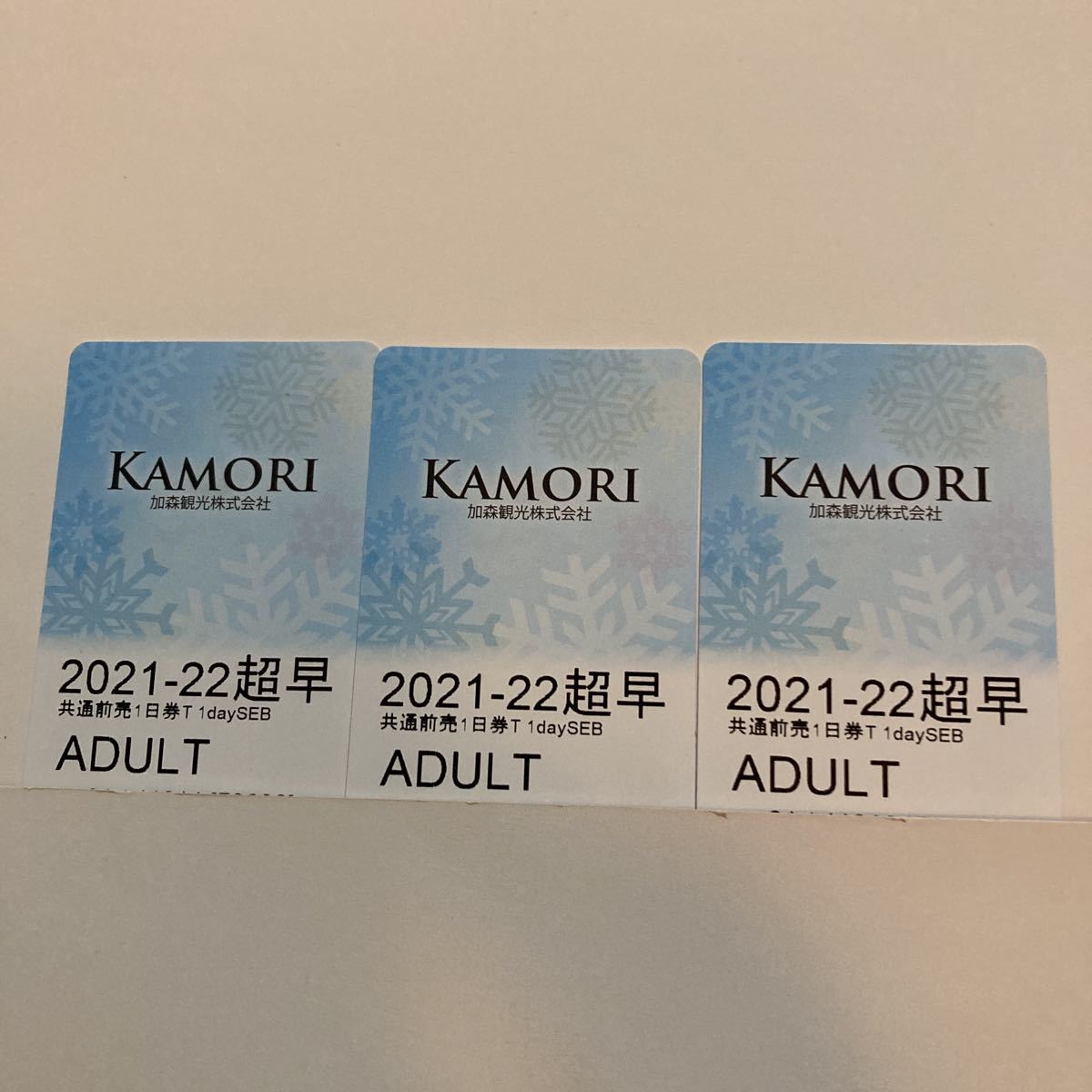 ルスツ、テイネ、サホロ3山共通リフト券 2枚 サホロリゾート テイネ