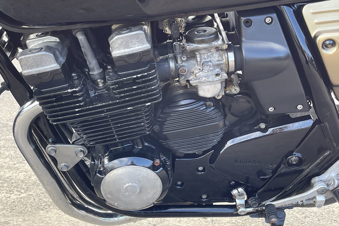 xjr400 4hm初期型エンジン 実働外し xjr400 4hm初期型エンジン 実働