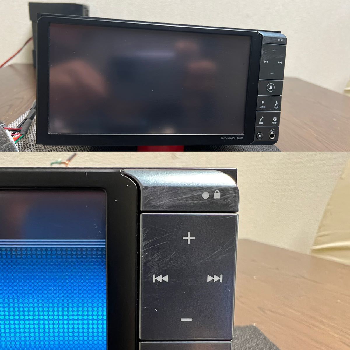 【トヨタ純正 ナビ】 NHZN-W60G HDD フルセグ NHZN-W60G トヨタ 純正 08 TOYOTA 2010年10月／フルセグ）トヨタ純正