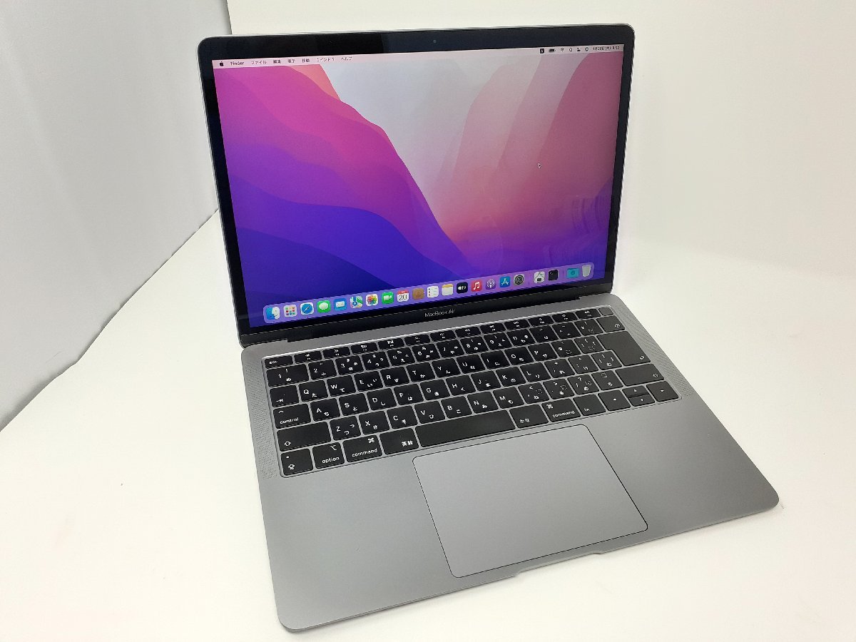 ★MacBook Air★A1932 2018★Core i5 8210Y 1.6GHz★メモリ16GB/SSD128GB★充放電187回★TouchID★最新OS/Monterey★保証★Apple★141