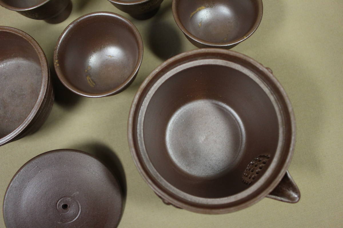 【凛】 ☆備前　木村陶峰造　煎茶器　共箱☆