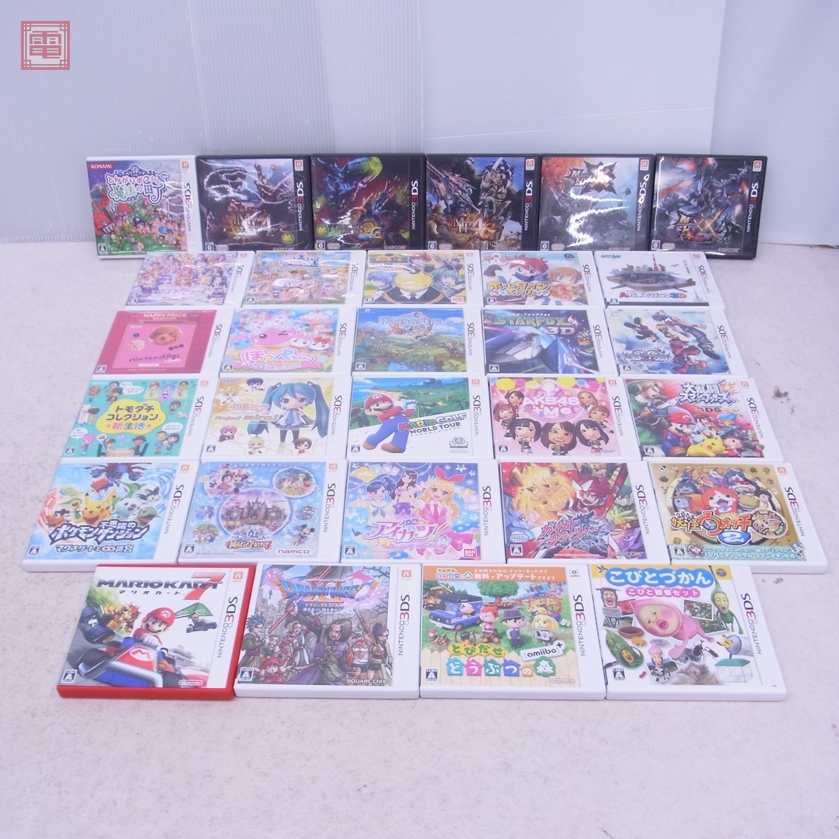 ニンテンドー3ds 不思議のポケモンダンジョン ディズニー マジックキャッスル マリオカート7等 ソフトまとめて30本セット 箱付 未検品 ニンテンドー3ds専用ソフト 売買されたオークション情報 Yahooの商品情報をアーカイブ公開 オークファン Aucfan Com