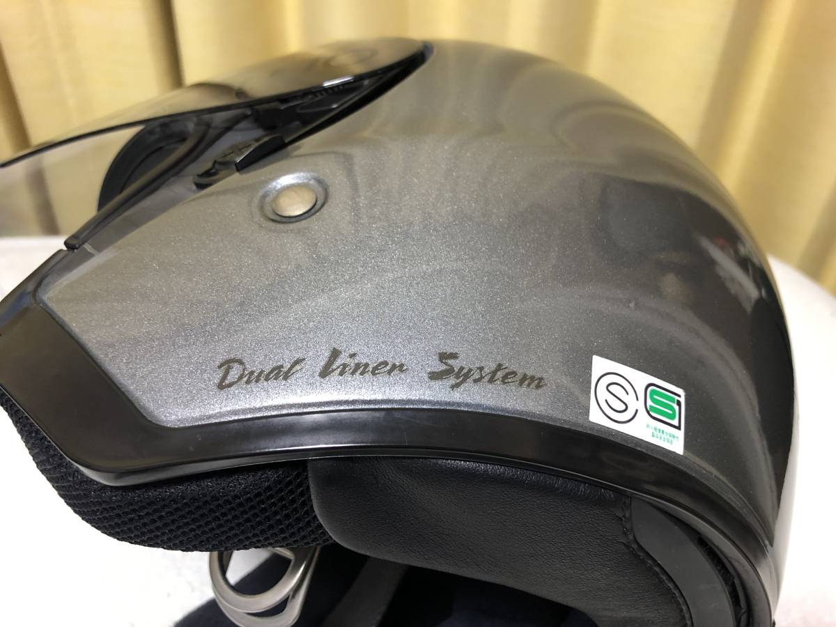 送料無料 SHOEI ショウエイ J-FORCE Jフォース シルバー Mサイズ 
