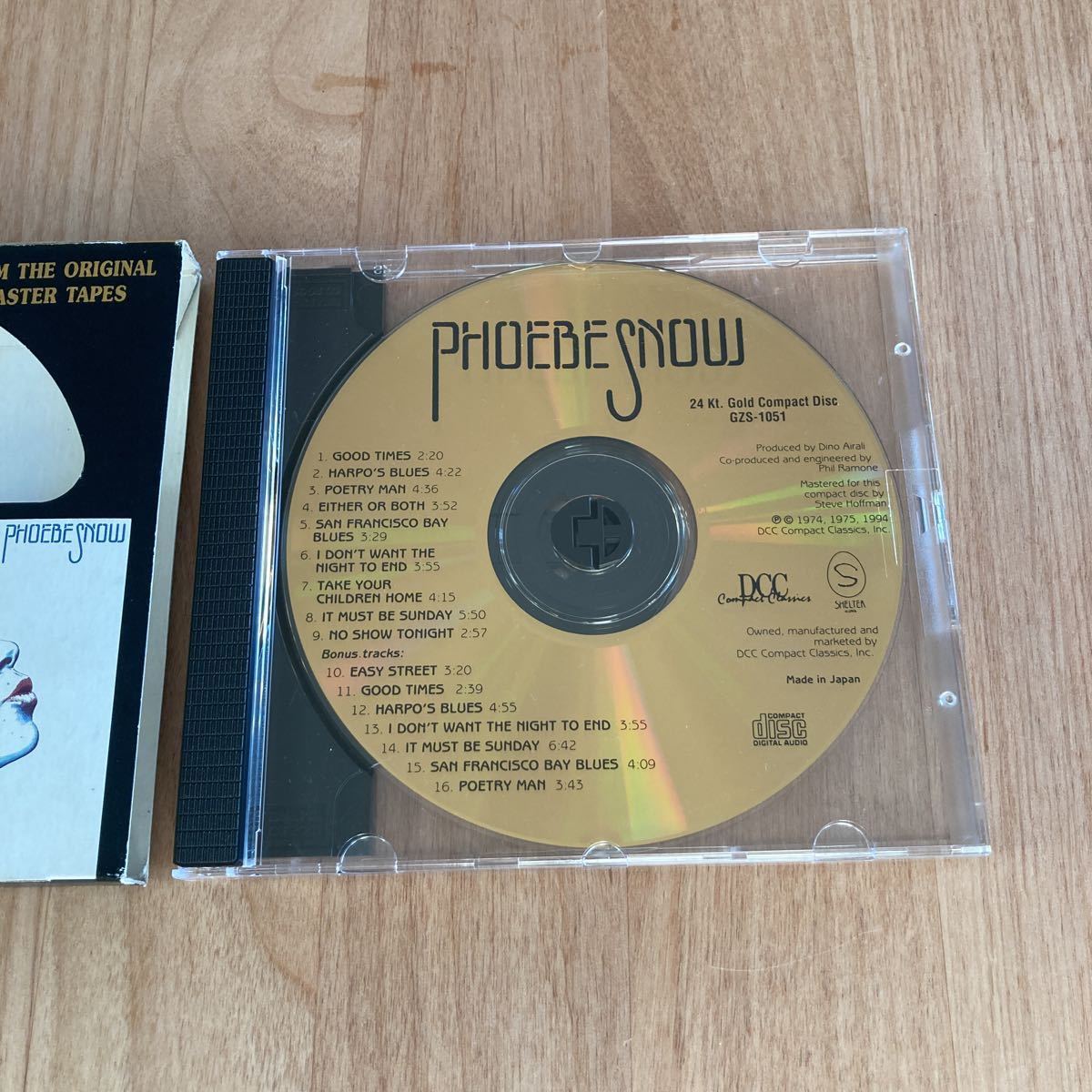 Phoebe Snow Remastered By Steve Hoffman 4KT GOLD CD DCC + YUKIMU