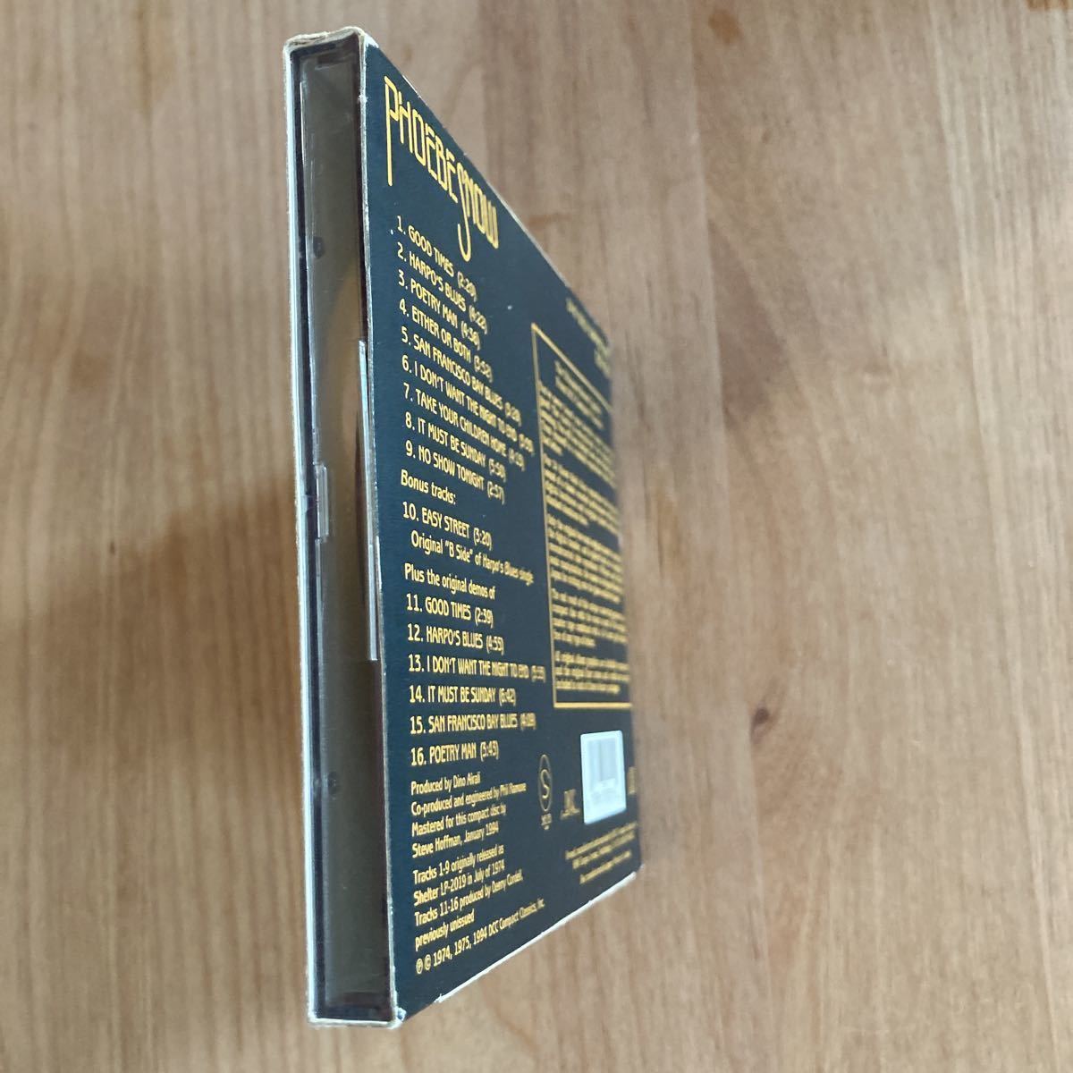 Phoebe Snow Remastered By Steve Hoffman 4KT GOLD CD DCC + YUKIMU