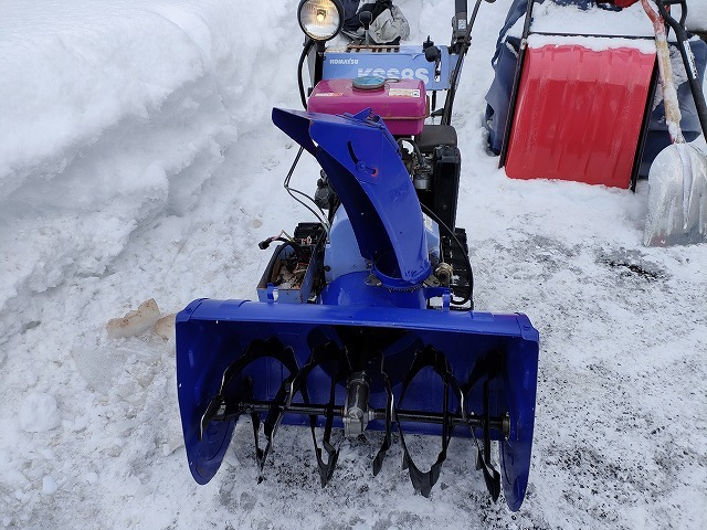 除雪機 コマツ 中古 - コマツ除雪機KSS8DS Yahoo!オークション 