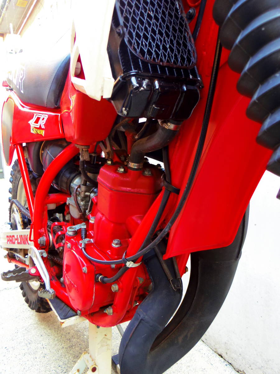 倉庫発掘 希少!モトクロス CR250R(1981年)屋内長期保管/美車ですが 