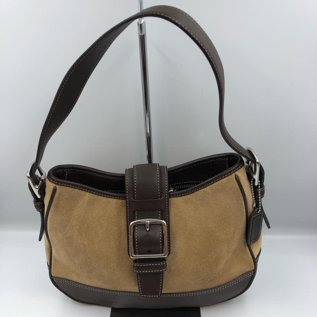 COACH コーチ ショルダーバッグ ライトブラウン系 ワンショルダー 
