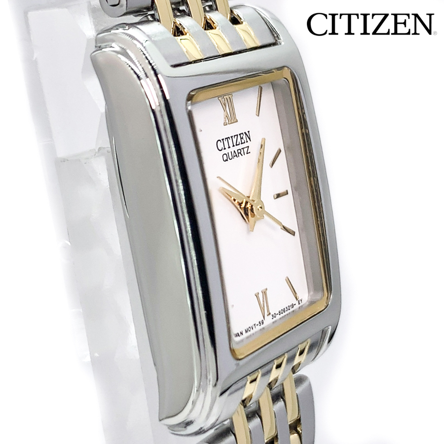 1円】【新品正規品】CITIZENシチズンレディース腕時計スクエアフェイス