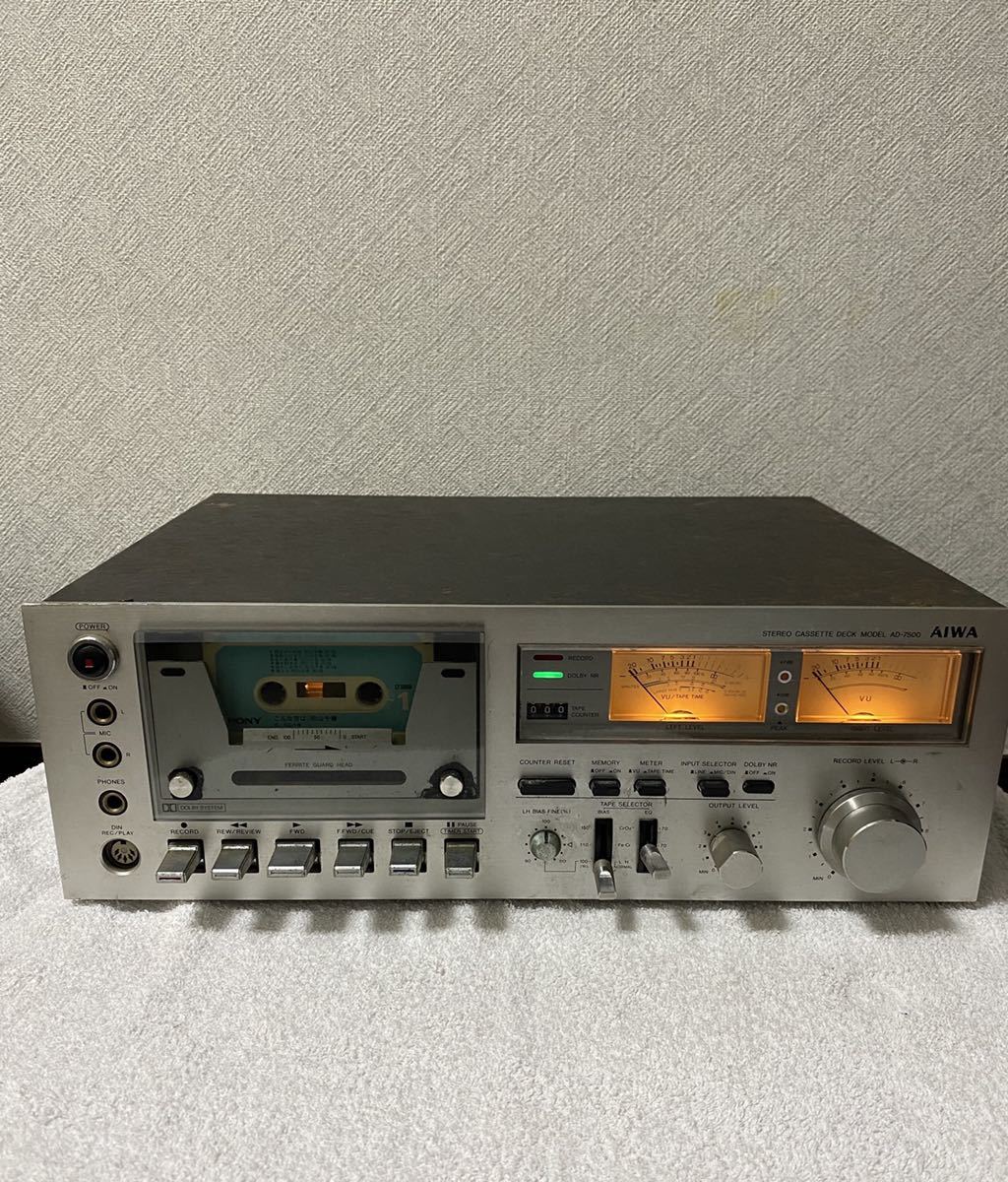 AIWA AD-7500 カセットデッキ ステレオ