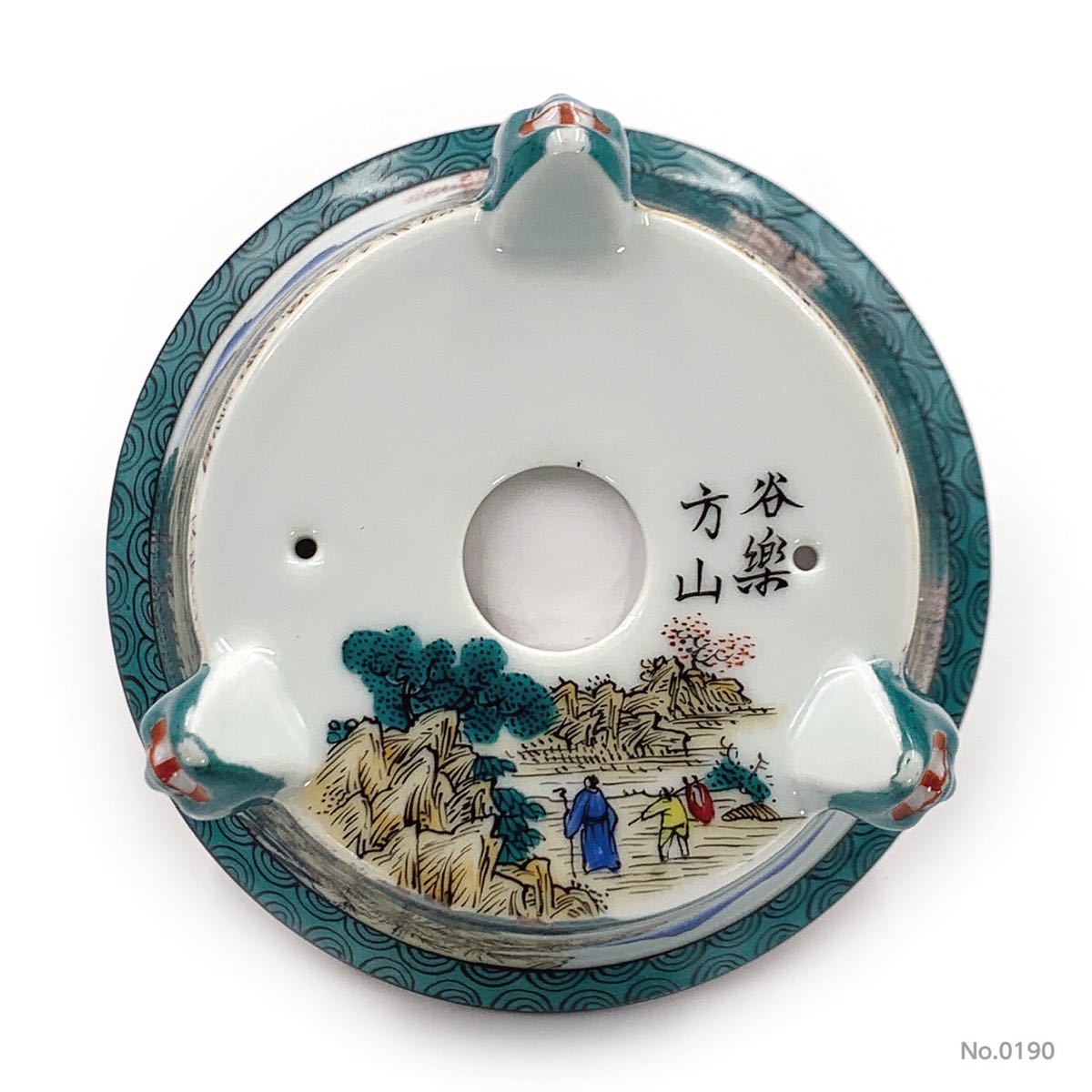 太歩外さん専用　盆栽鉢 谷樂方山 色絵美人図丸鉢 山野草鉢 和鉢 色絵鬼足山水図丸鉢 鉢/盆栽/谷樂方山/色絵鬼足山水図丸鉢(鉢)｜売買