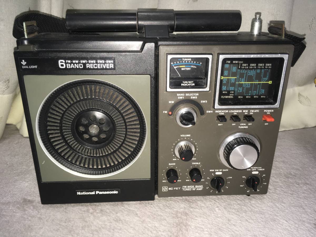 National クーガ118 RF-1180 6バンド BCLラジオ ナショナル National