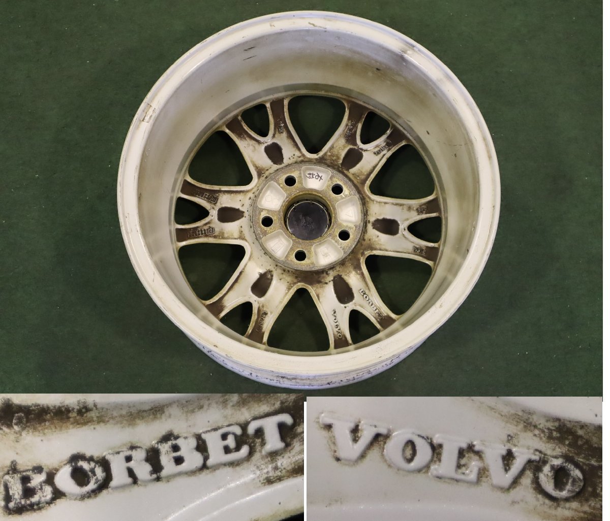8911◆ VOLVO ボルボ 純正16インチ V70(~'07)など ハブ径65 4本セット ボルボ 中古 v70 16インチ 2007年モデルの価格・グレード一覧 2000年4月〜2007年10月の口コミ・クチコミ・評価