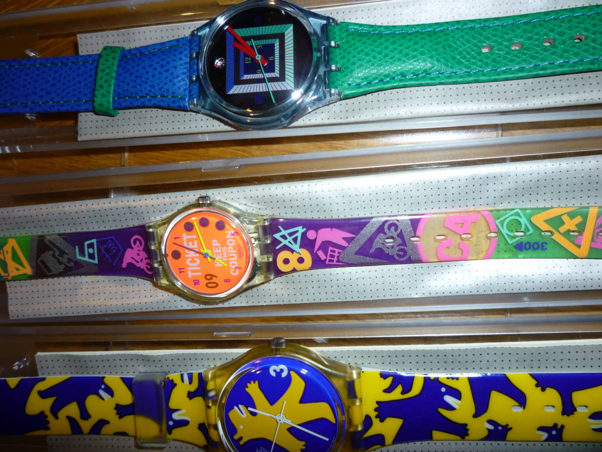 ☆ SWATCH 長期保管品 未使用 スウォッチ腕時計6点セット ☆ジャンク 
