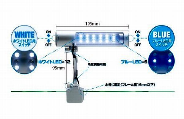 テトラ Ledミニライト Tetra 省エネ 長寿命 水槽照明 熱帯魚 海水魚 観賞魚 照明 売買されたオークション情報 Yahooの商品情報をアーカイブ公開 オークファン Aucfan Com