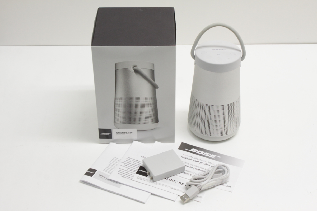 100%新品，限定SALE 防滴仕様 衝撃にも強い ボーズ ポータブルスピーカー BOSE SoundLink Revolve+ Bluetooth speaker ラックスシルバー ＞3167＜(スピーカー本体)｜売買されたオークション情報、yahooの商品情報をアーカイブ BOSE