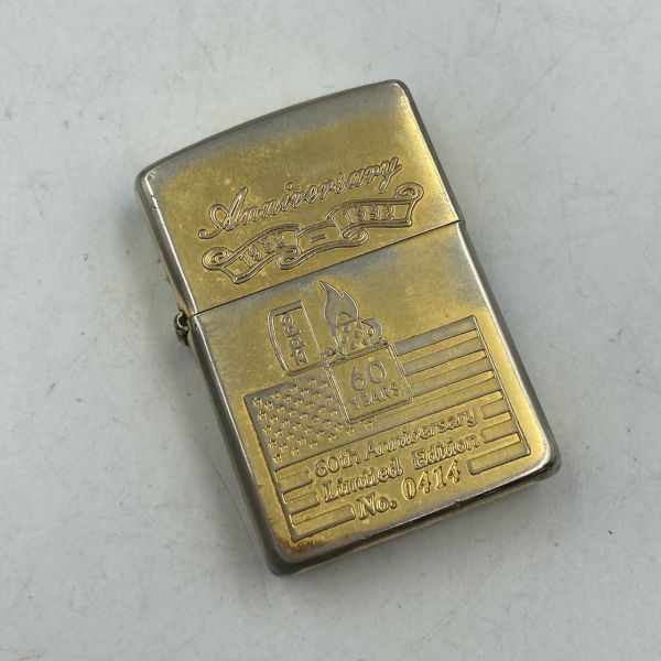 B912-U8-4513☆Zippo ジッポ oil lighter オイルライター 60th 
