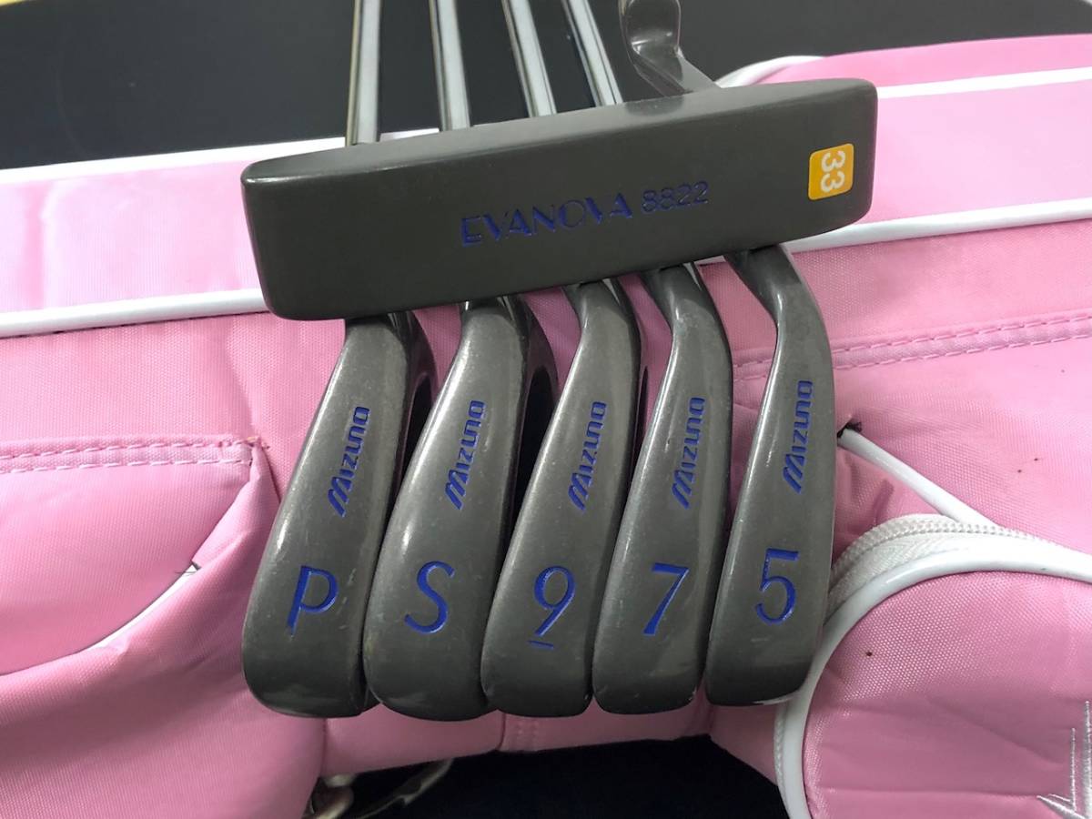 MIZUNO ミズノ EVANOVA レディース ゴルフクラブ 9本セット キャディ 