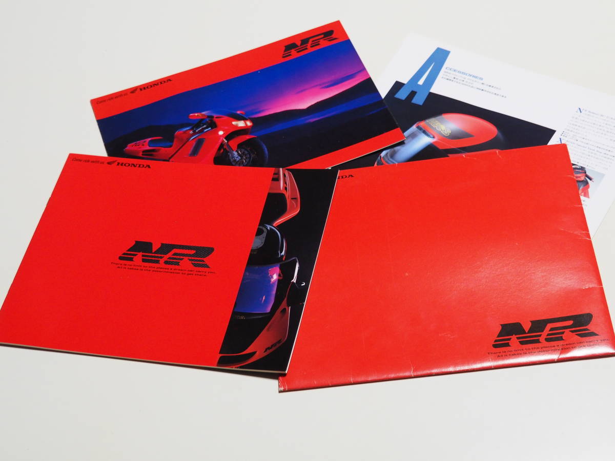 超希少 当時物 HONDA NR / NR750 RC40 本カタログ（技術資料 