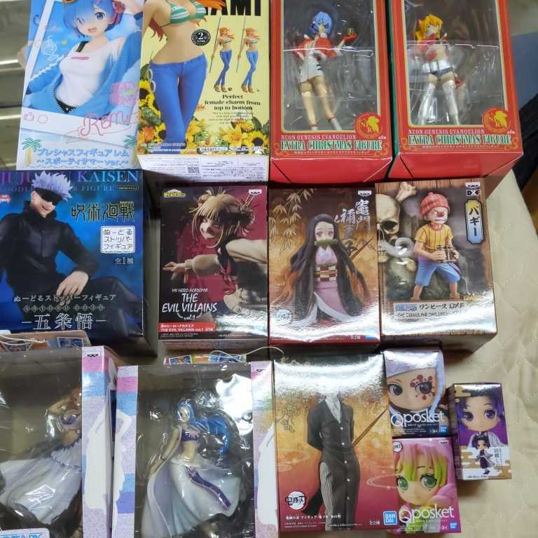 驚きの破格値，100%新品 美少女フィギュア 大量 レム ナミ エヴァンゲリオン ワンピース 呪術廻戦 五条悟 ヒロアカ トガヒミコ 綾波レイ アスカ ③(その他)｜売買されたオークション情報、yahooの商品情報をアーカイ その他
