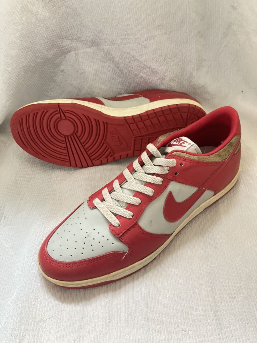 NIKE ダンク Lo 赤x灰 US12 デットストック 新品 箱無し ナイキ DUNK 