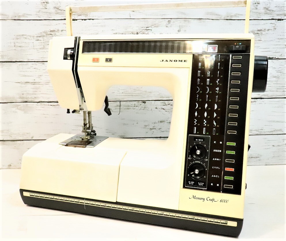 ト長】JANOME ジャノメ Memory Craft 6000 ミシン MODEL 6000 メモリー