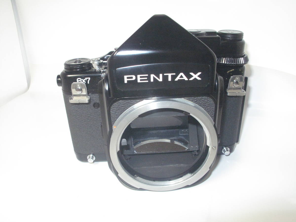 動作品】Pentax 67後期ミラーアップ付 ボディ＋75mm F4.5おまけ 動作品