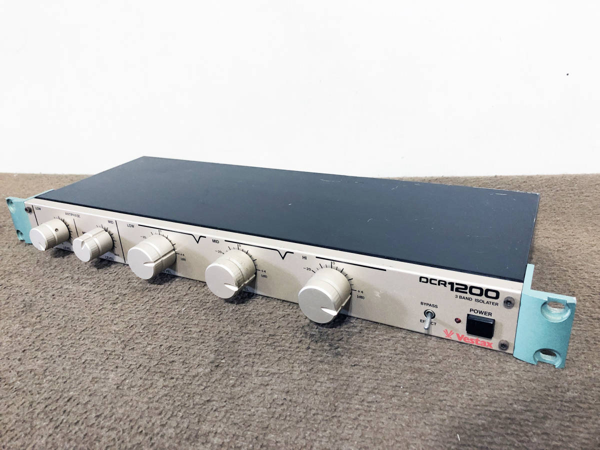 ★動作品★ Vestax DCR-1200Pro アイソレーター ベスタクス 中古 Vestax DCR-1200 Pro DJ向けアイソレーター ☆動作品☆ Vestax