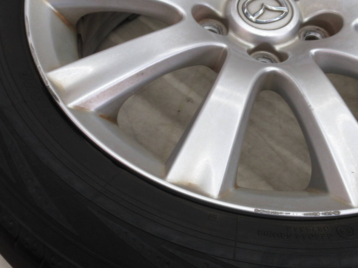 処分】MPV純正（LY3P）タイヤホイールセット 215/60R17