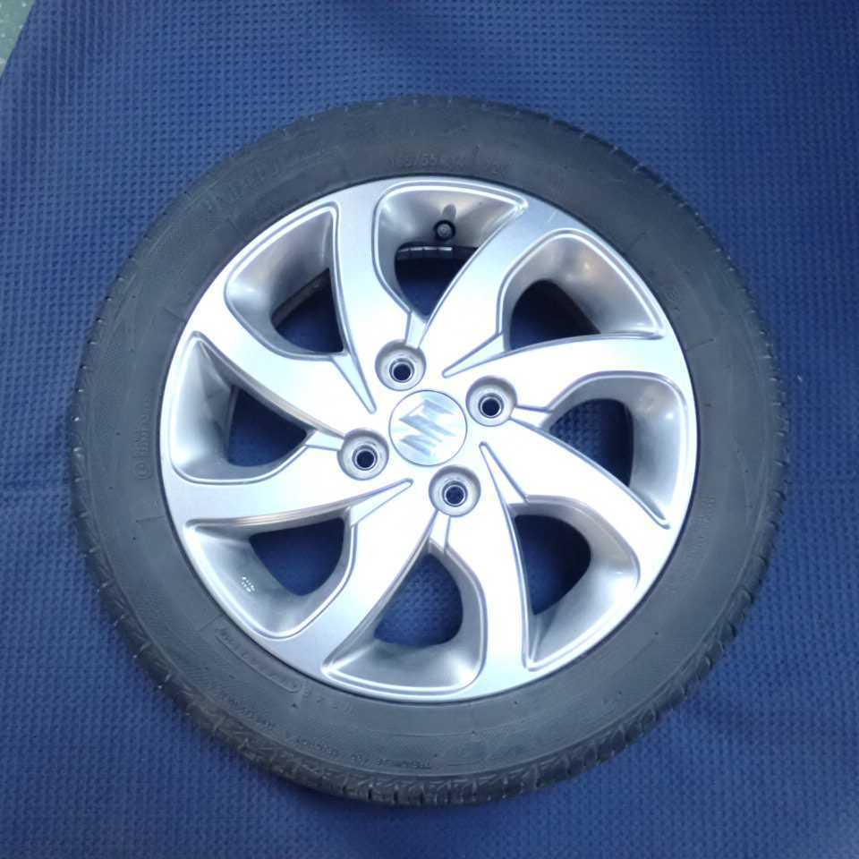 平成23年 パレット SW MK21S 純正 アルミホイール タイヤ 1本 4穴 TOYO