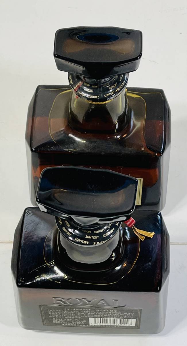 サントリーウイスキー 2本セット SUNTORY ROYAL(SRラベル 720ml、12年