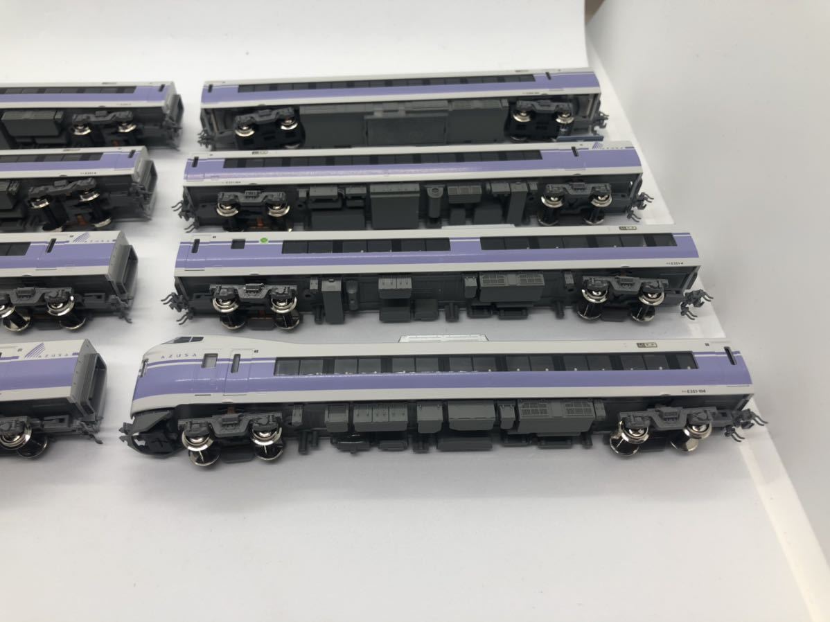 1円スタート KATO 10-358 E 351系「スーパーあずさ 」8両基本セット N