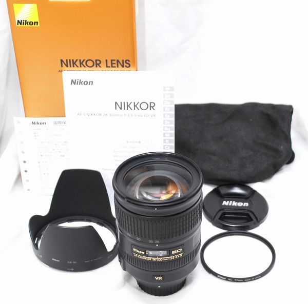 【超美品・メーカー保証書 付属品完備】Nikon ニコン AF-S NIKKOR 28-300mm f/3.5-5.6 G ED VR