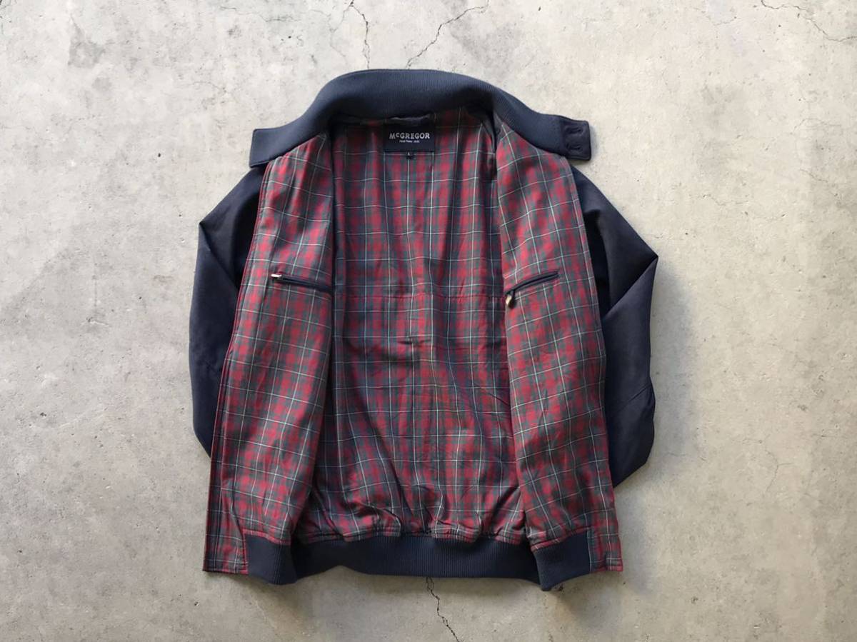 美品 McGREGOR フェイクレザー G-9 スイングトップ L マクレガー