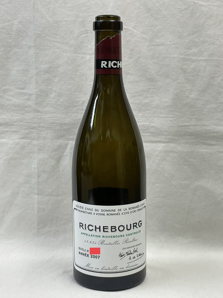飲料 ☆ワイン 空瓶 2007年 リシュブール RICHEBOURG☆