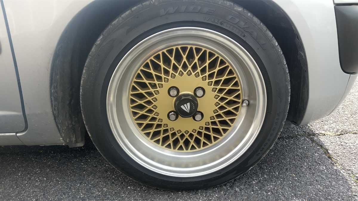 15インチ エンケイ　メッシュホイールセット エンケイ メッシュ 15インチ8j＋25 100-4h 【公式通販】