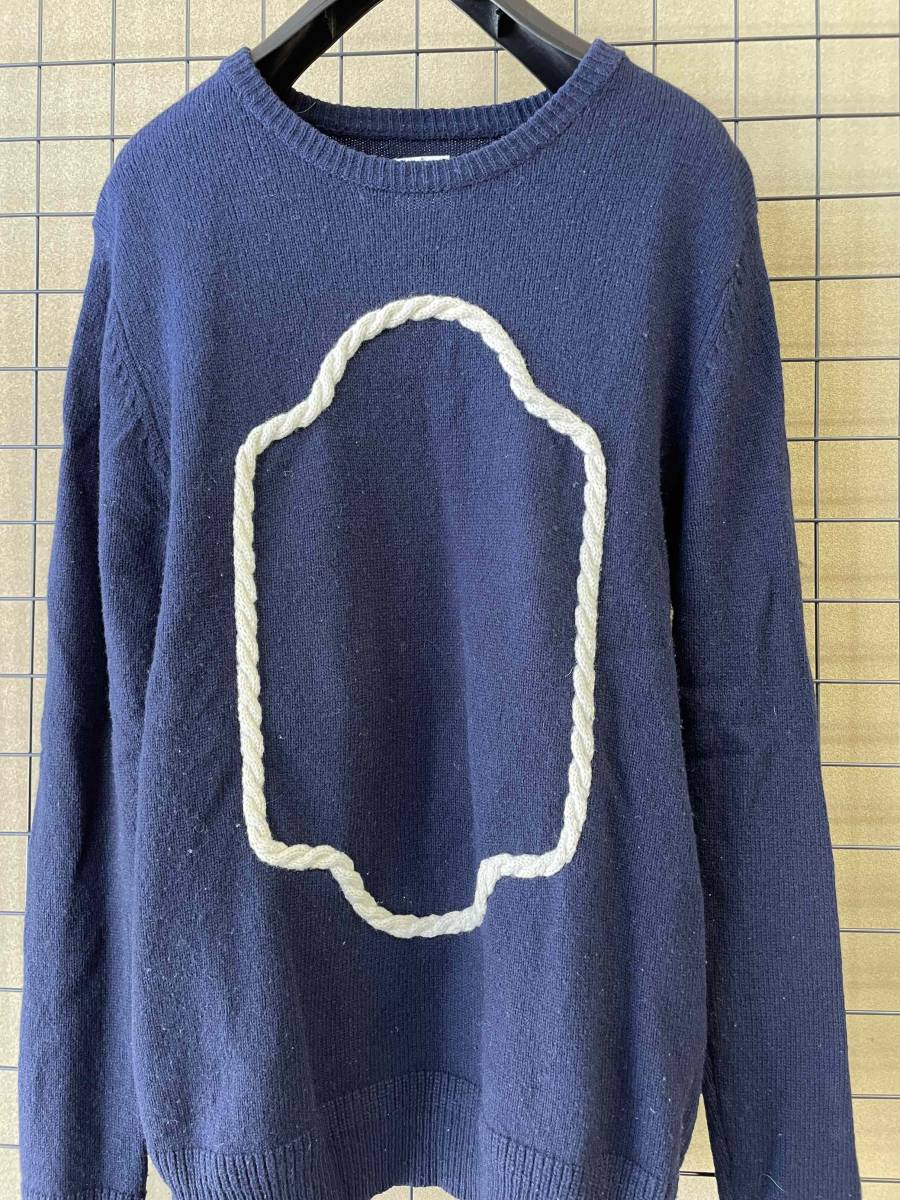 Mr.GENTLEMAN/ミスタージェントルマン】MISTERGENTLEMAN Crewneck Knit 