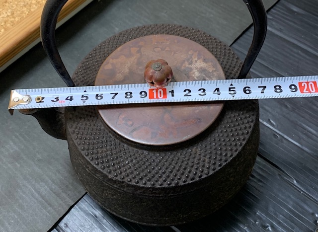 鉄瓶 茶道具 銀象嵌提手？ 錆あり 『詳細不明』 現状出品 【公式通販】