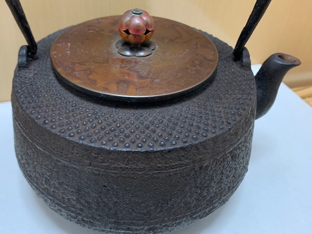 鉄瓶 茶道具 銀象嵌提手？ 錆あり 『詳細不明』 現状出品 【公式通販】