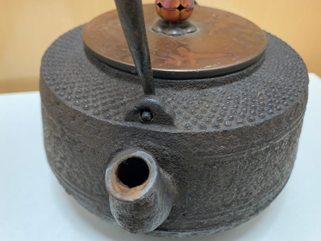 鉄瓶 茶道具 銀象嵌提手？ 錆あり 『詳細不明』 現状出品 【公式通販】