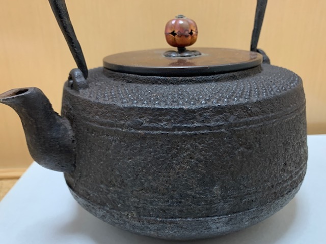 鉄瓶 茶道具 銀象嵌提手？ 錆あり 『詳細不明』 現状出品 【公式通販】