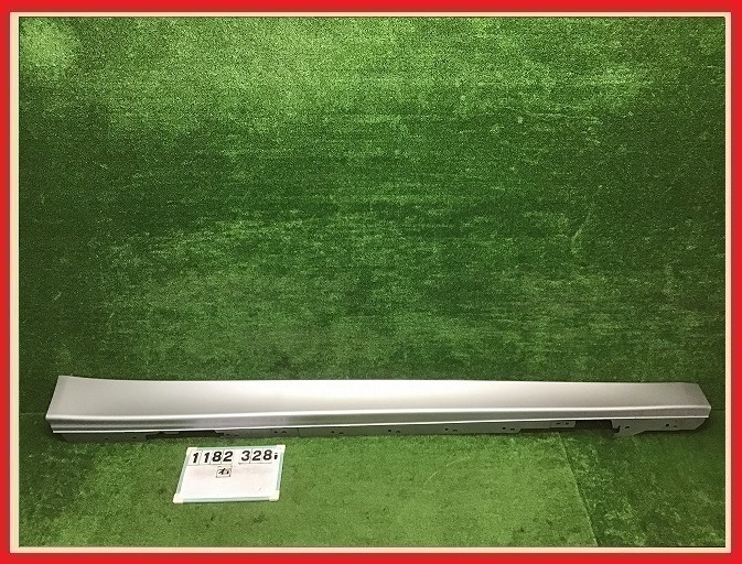 【送料無料】BMW F30 3シリーズ 3A20 328iスポーツ 前期 純正 右 サイドスポイラー サイドステップ シルバー