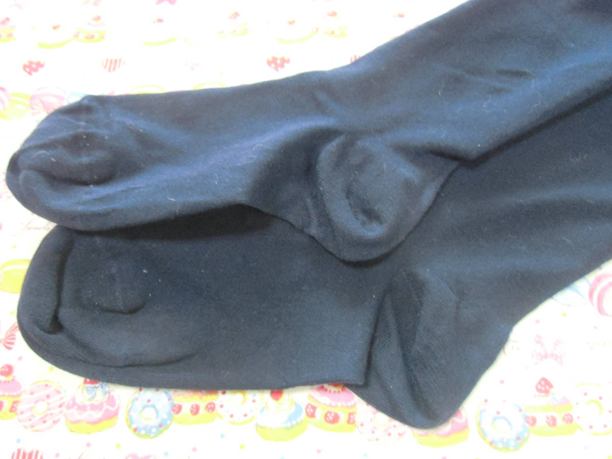 作新学院高等学校指定 夏服用ハイソックス ネイビー☆タイツのような  