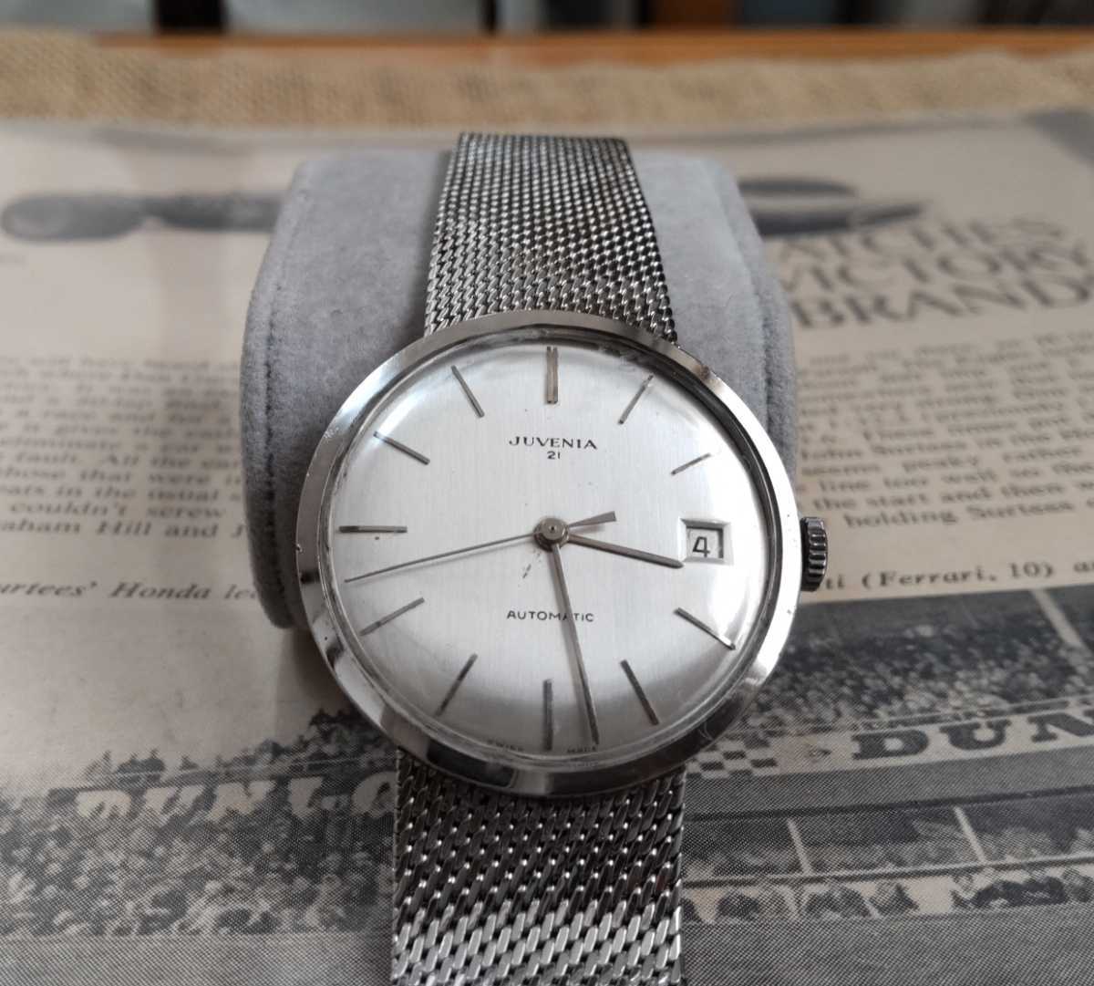 【稼働品】JUVENIA 手巻き時計 JUVENIA. ジュベニア 自動巻き 稼働品 に興味をもっていただき 【公式