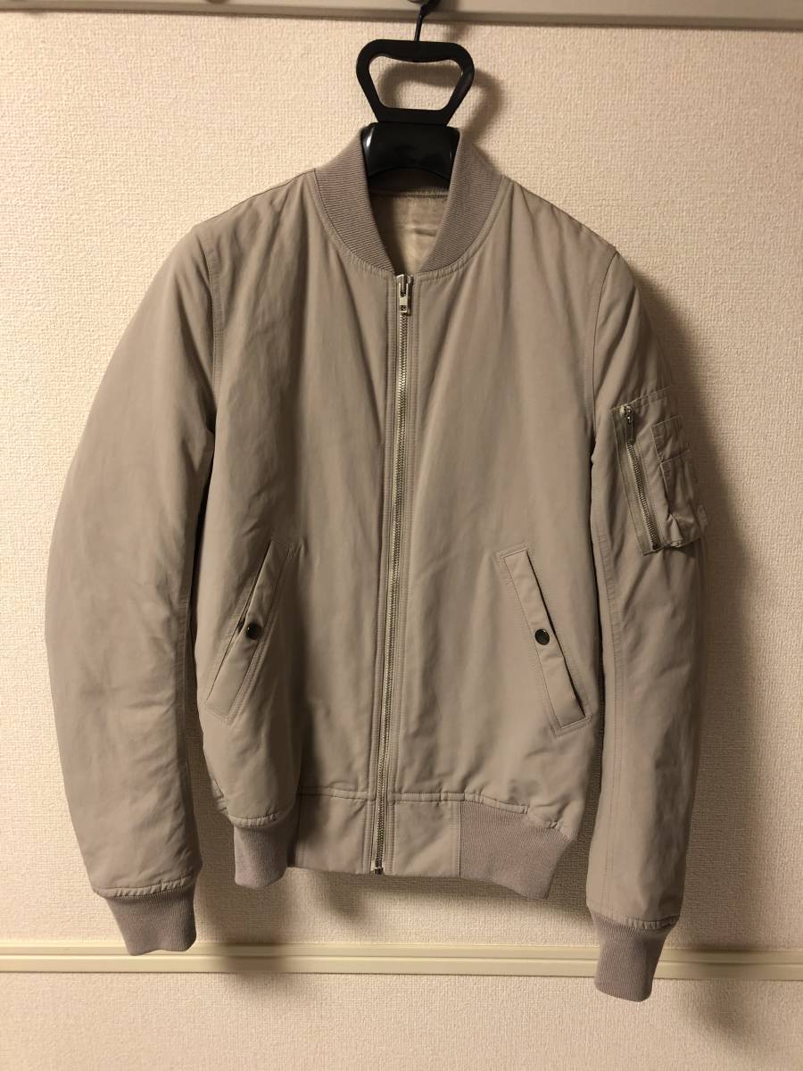 rick owens MA-1 ボンバー サイズ46 秋冬(男性用)｜売買された 