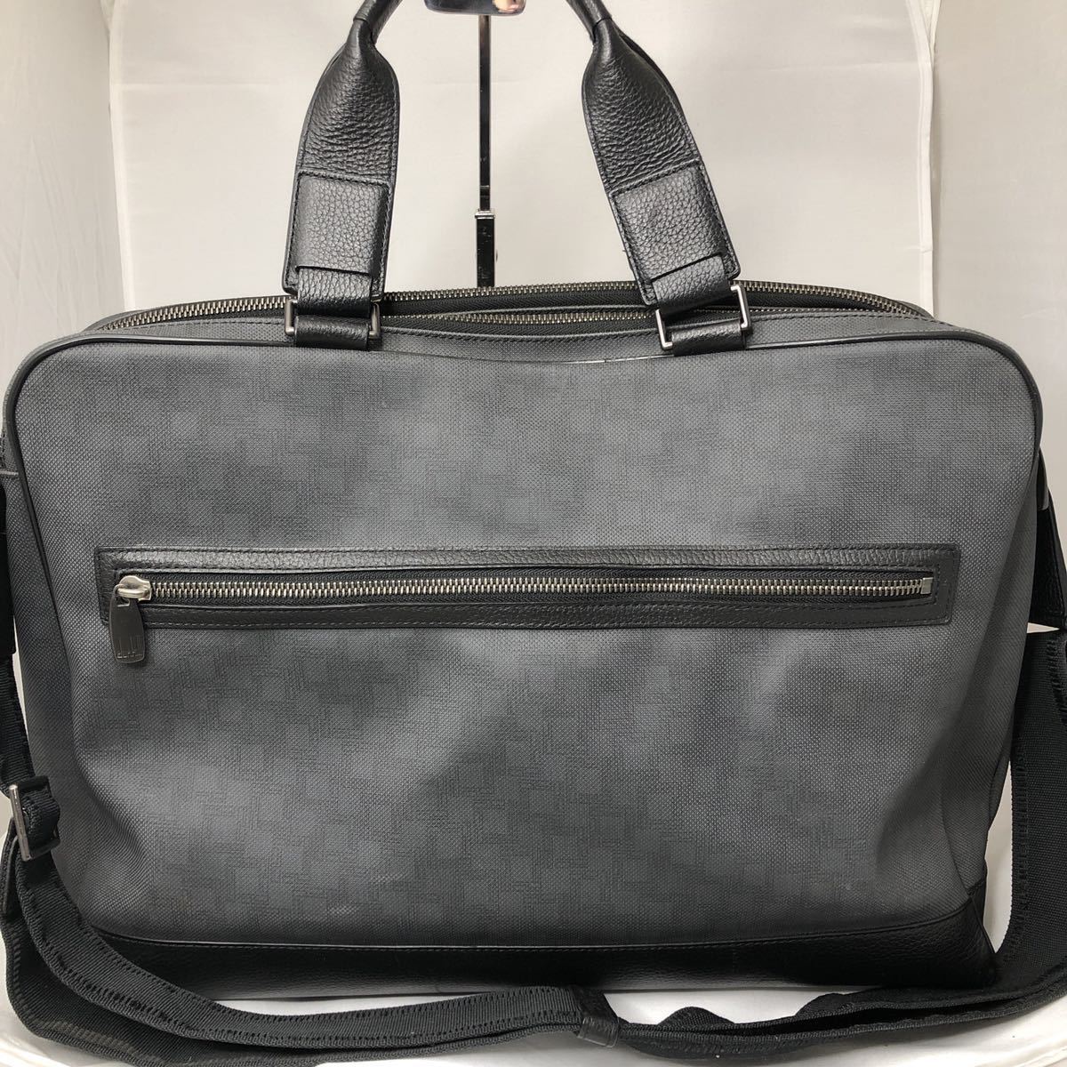 1円 未使用に近い！dunhill ダンヒル D8 ディーエイト ビジネスバッグ