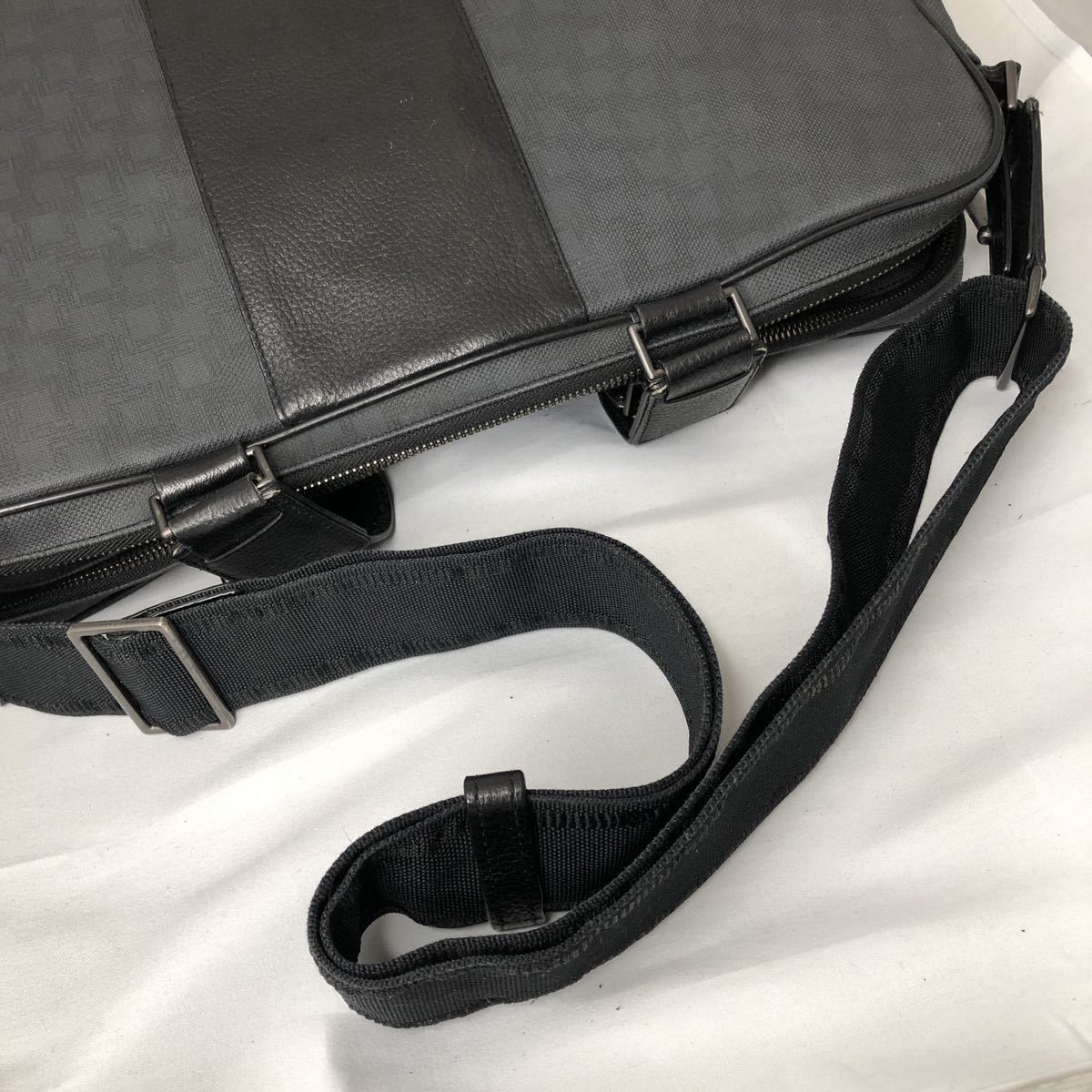 1円 未使用に近い！dunhill ダンヒル D8 ディーエイト ビジネスバッグ